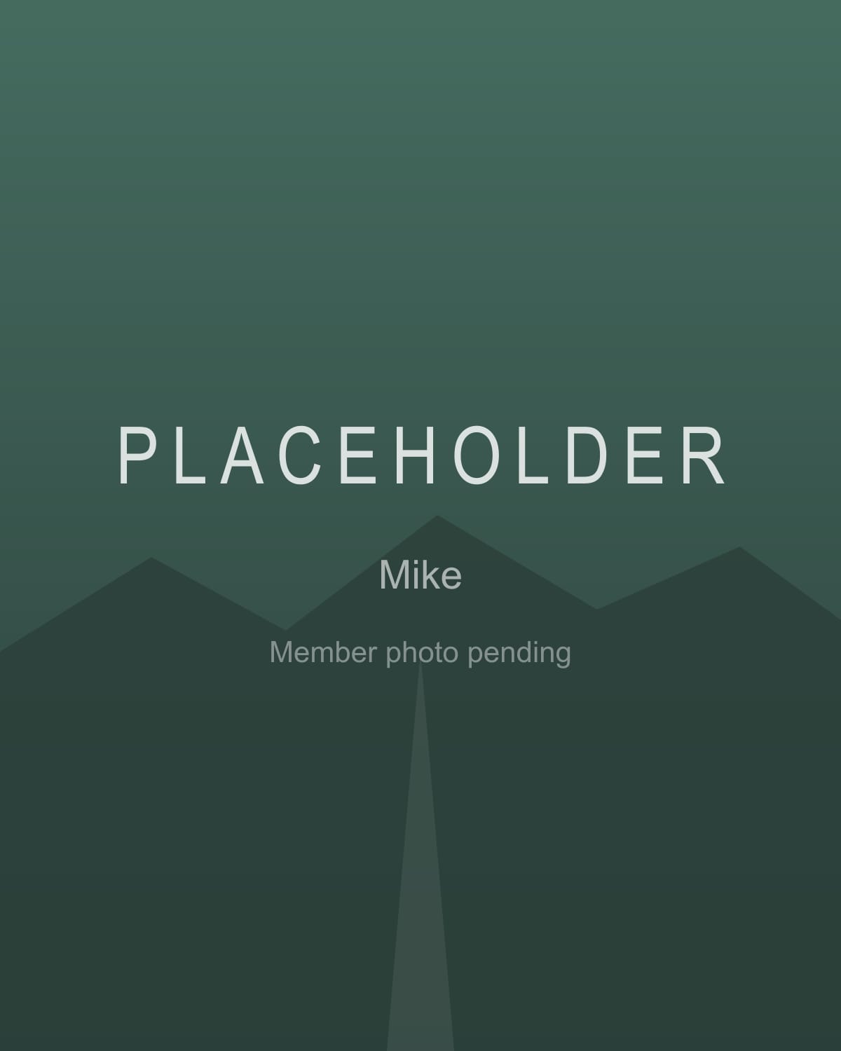 Placeholder image standing in for a member photograph